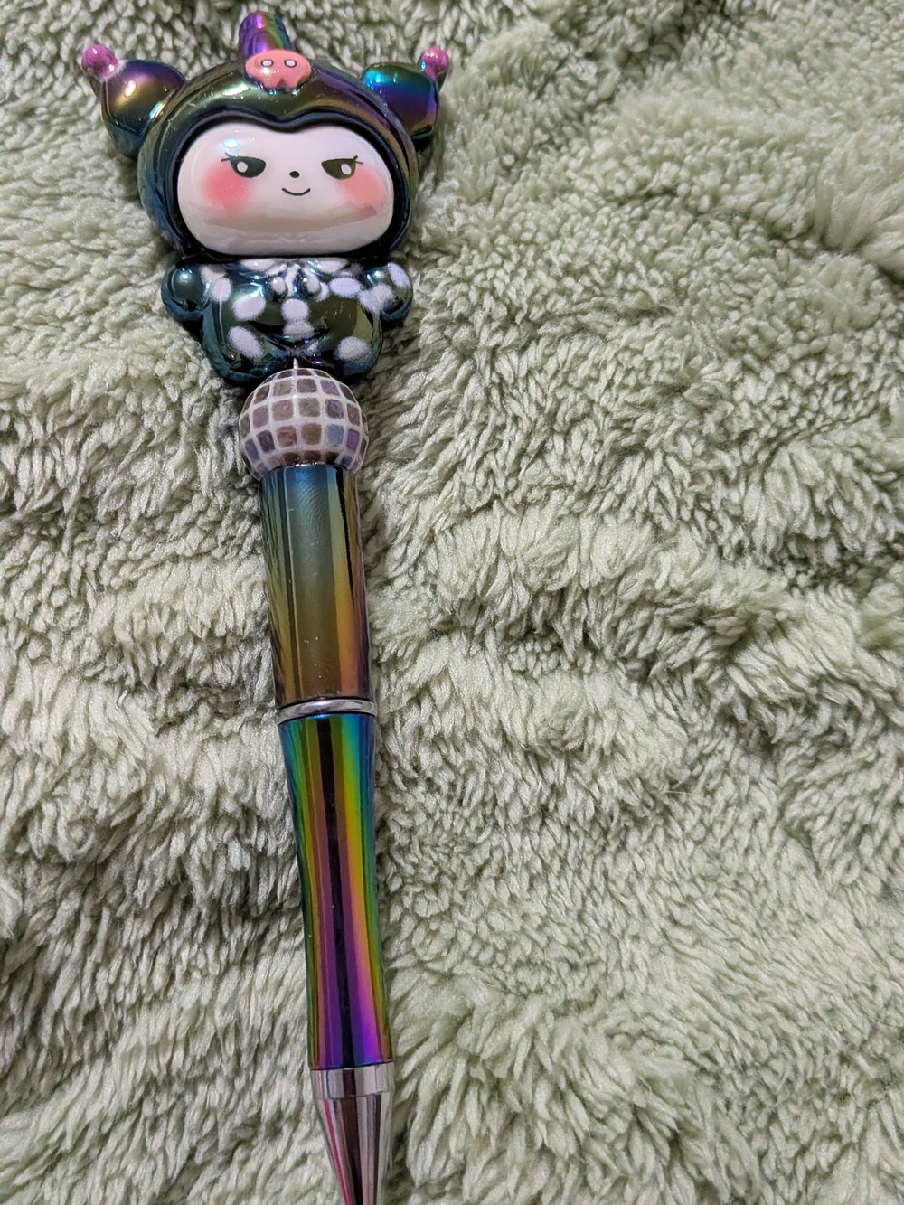 Iridescent Rainbow Character Pen Toy - Multi-Color